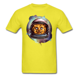 Cosmic Kitty - Unisex Classic T-Shirt - yellow
