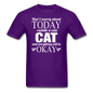 Cuddle A Cat - White - Unisex Classic T-Shirt - purple