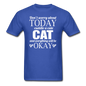 Cuddle A Cat - White - Unisex Classic T-Shirt - royal blue