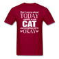 Cuddle A Cat - White - Unisex Classic T-Shirt - dark red