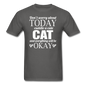 Cuddle A Cat - White - Unisex Classic T-Shirt - charcoal