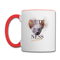 Cuteness Overload - Contrast Coffee Mug - white/red