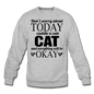 Cuddle A Cat - Crewneck Sweatshirt - heather gray