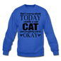 Cuddle A Cat - Crewneck Sweatshirt - royal blue