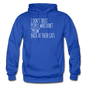 Meow Back - White - Gildan Heavy Blend Adult Hoodie - royal blue