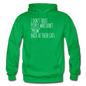 Meow Back - White - Gildan Heavy Blend Adult Hoodie - kelly green