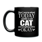 Cuddle A Cat - White - Full Color Mug - black