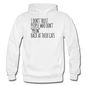 Meow Back - Black - Gildan Heavy Blend Adult Hoodie - white