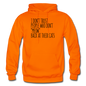 Meow Back - Black - Gildan Heavy Blend Adult Hoodie - orange