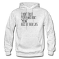 Meow Back - Black - Gildan Heavy Blend Adult Hoodie - light heather gray