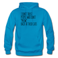 Meow Back - Black - Gildan Heavy Blend Adult Hoodie - turquoise