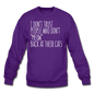 Meow Back - White - Crewneck Sweatshirt - purple