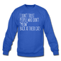 Meow Back - White - Crewneck Sweatshirt - royal blue