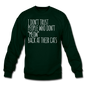 Meow Back - White - Crewneck Sweatshirt - forest green