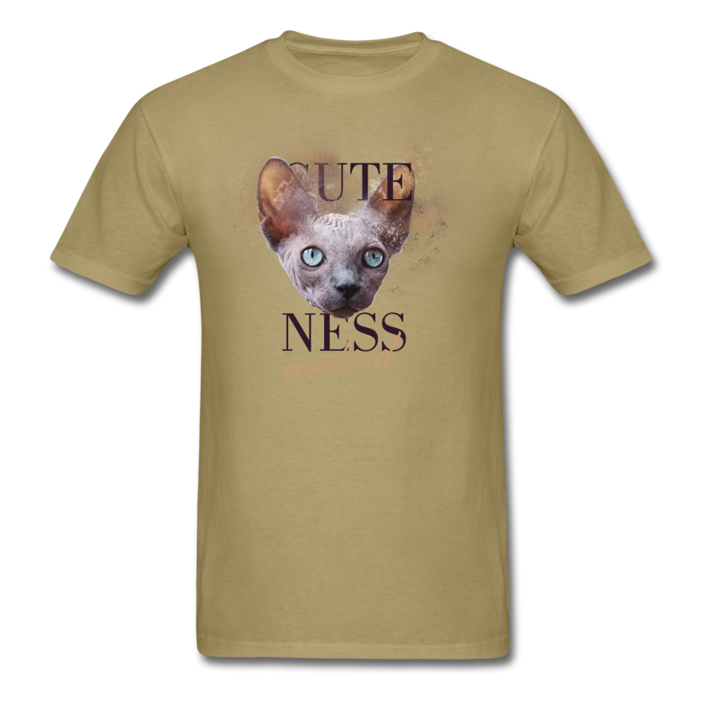 Cuteness Overload - Unisex Classic T-Shirt - khaki