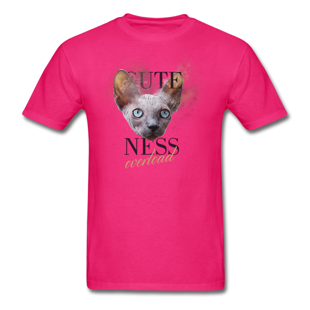 Cuteness Overload - Unisex Classic T-Shirt - fuchsia