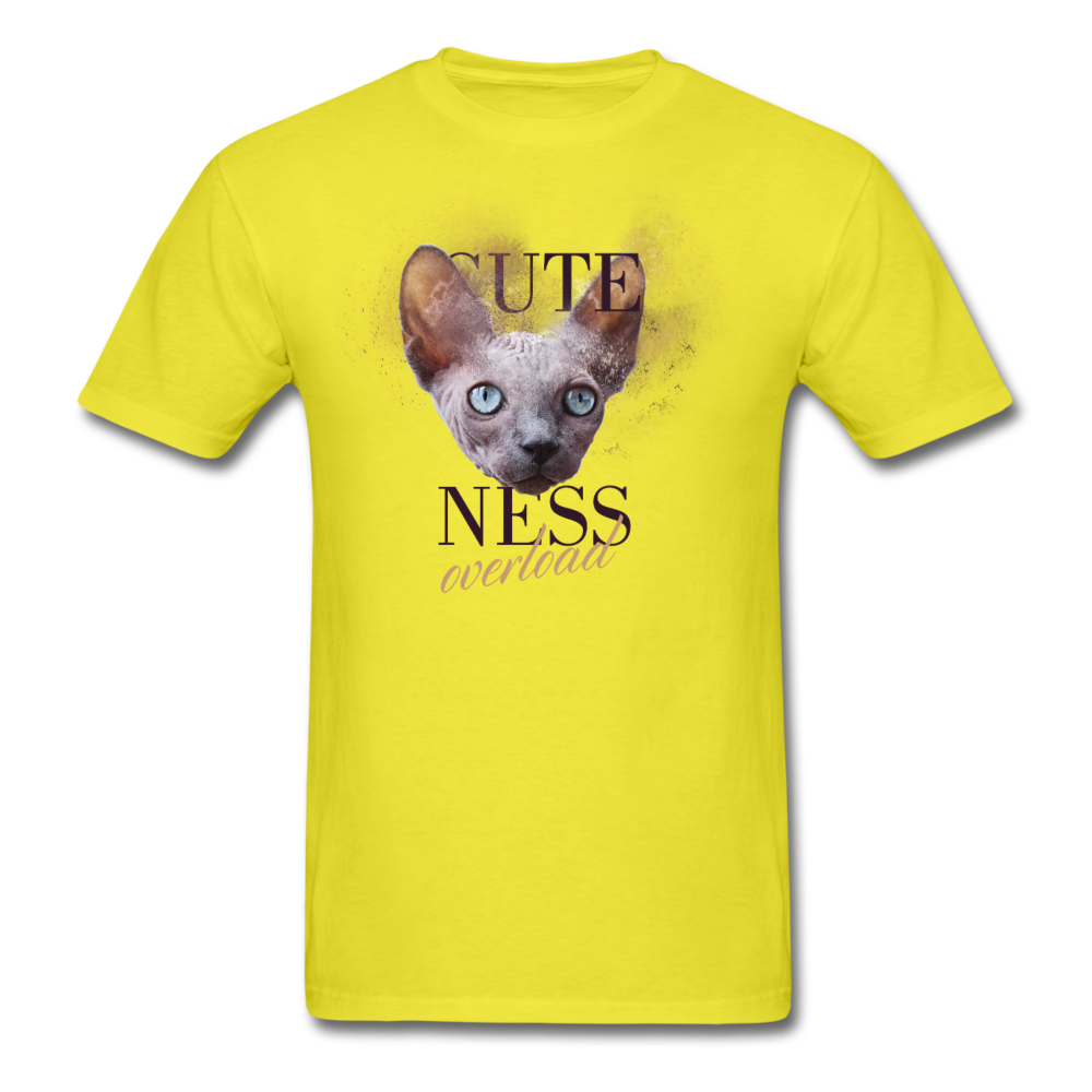 Cuteness Overload - Unisex Classic T-Shirt - yellow