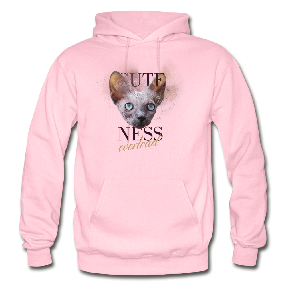 Cuteness Overload - Gildan Heavy Blend Adult Hoodie - light pink