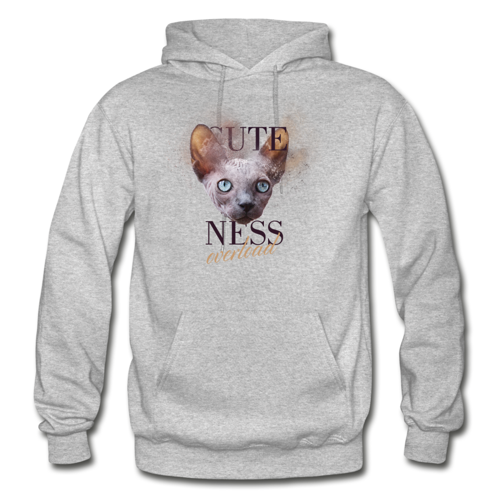 Cuteness Overload - Gildan Heavy Blend Adult Hoodie - heather gray