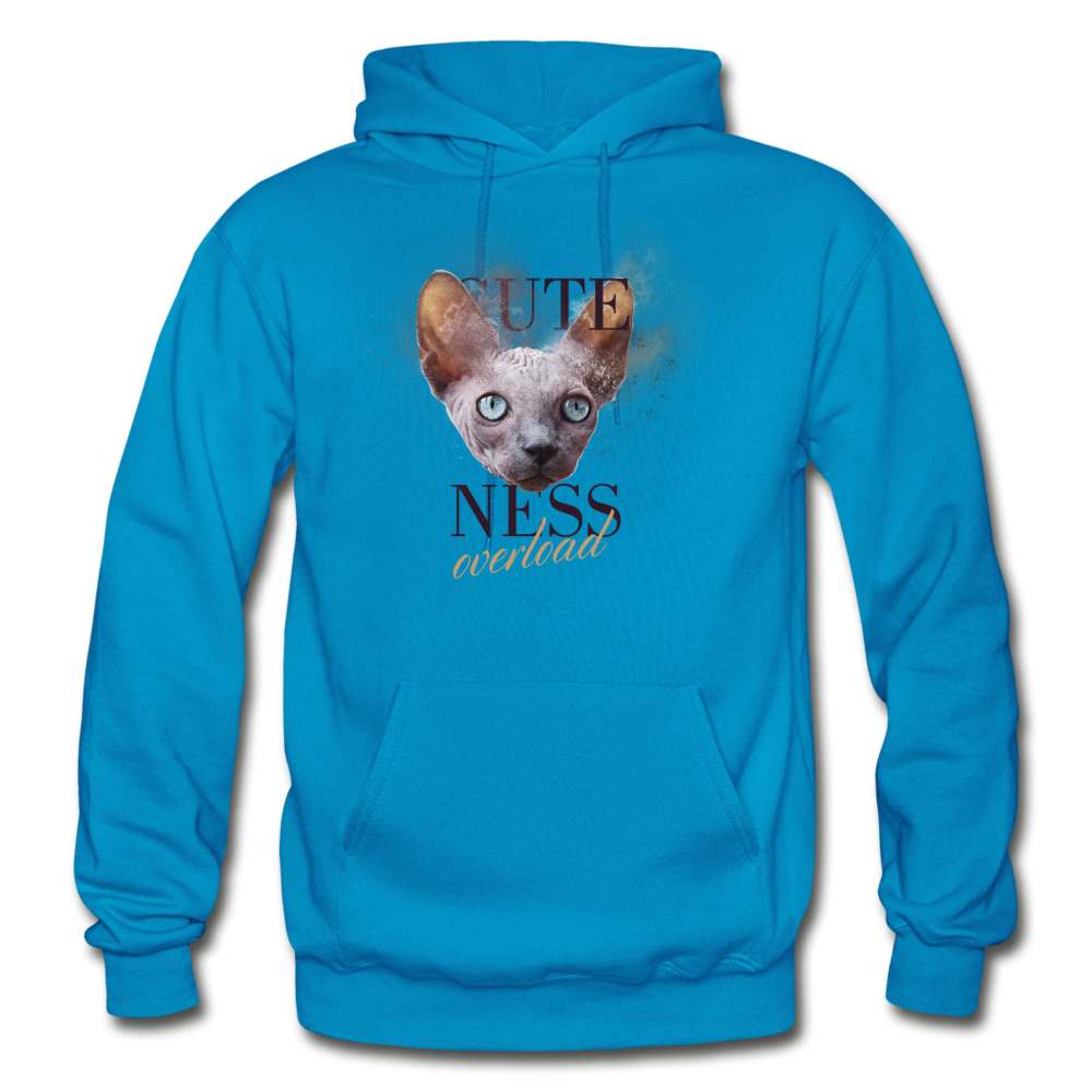 Cuteness Overload - Gildan Heavy Blend Adult Hoodie - turquoise