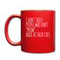 Meow Back - White - Full Color Mug - red