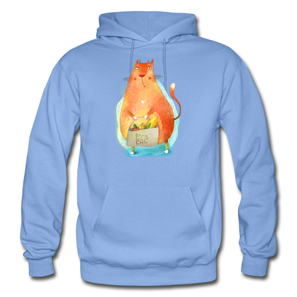 Eco Cat - Gildan Heavy Blend Adult Hoodie - carolina blue