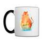 Eco Cat - Contrast Coffee Mug - white/black