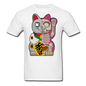 Fortune Half Skeleton Cat - Unisex Classic T-Shirt - white