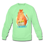 Eco Cat - Crewneck Sweatshirt - lime