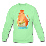 Eco Cat - Crewneck Sweatshirt - lime