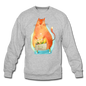 Eco Cat - Crewneck Sweatshirt - heather gray