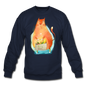 Eco Cat - Crewneck Sweatshirt - navy