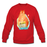 Eco Cat - Crewneck Sweatshirt - red