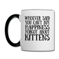 Can't Buy Happiness - Kittens - Black - Contrast Coffee Mug - white/black