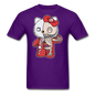 Hello Kitty - Half Skeleton - Unisex Classic T-Shirt - purple