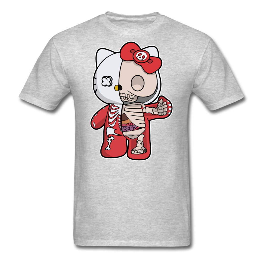 Hello Kitty - Half Skeleton - Unisex Classic T-Shirt - heather gray