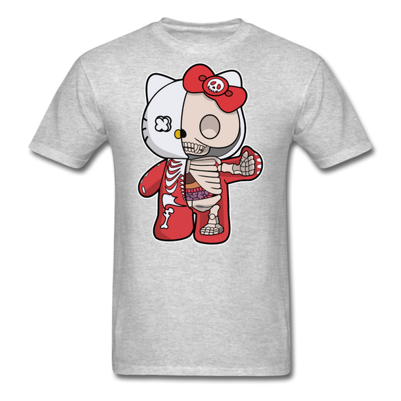 Hello Kitty - Half Skeleton - Unisex Classic T-Shirt - heather gray