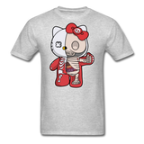 Hello Kitty - Half Skeleton - Unisex Classic T-Shirt - heather gray