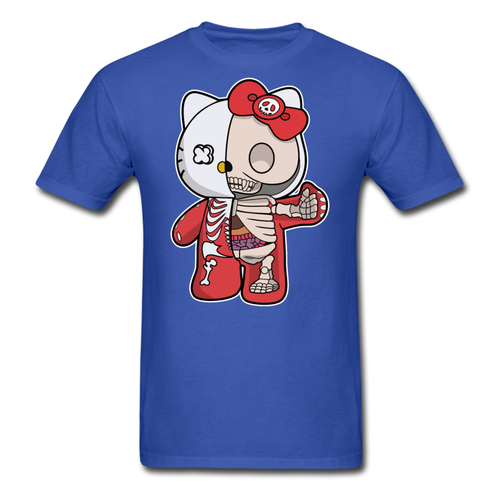 Hello Kitty - Half Skeleton - Unisex Classic T-Shirt - royal blue