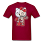 Hello Kitty - Half Skeleton - Unisex Classic T-Shirt - dark red