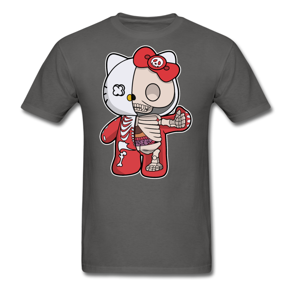 Hello Kitty - Half Skeleton - Unisex Classic T-Shirt - charcoal