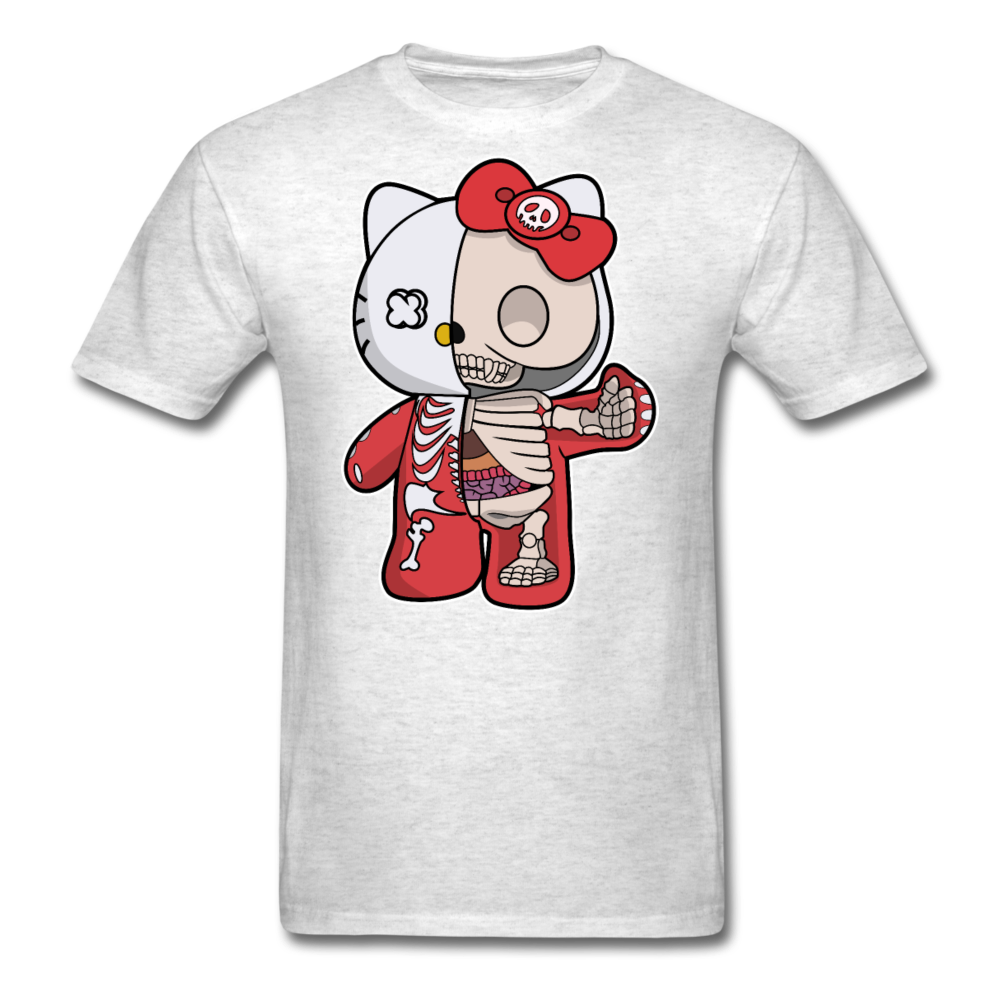 Hello Kitty - Half Skeleton - Unisex Classic T-Shirt - light heather gray