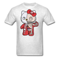 Hello Kitty - Half Skeleton - Unisex Classic T-Shirt - light heather gray