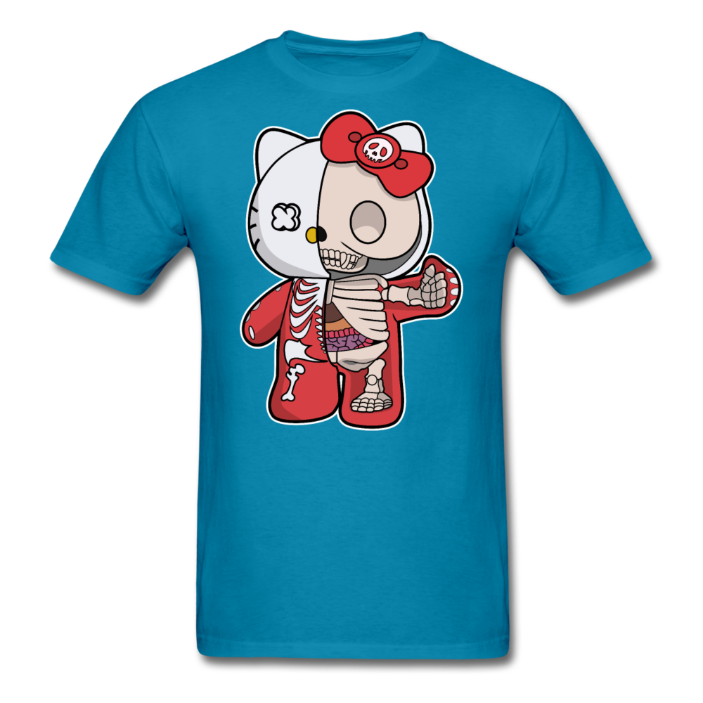 Hello Kitty - Half Skeleton - Unisex Classic T-Shirt - turquoise