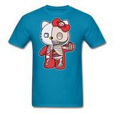 Hello Kitty - Half Skeleton - Unisex Classic T-Shirt - turquoise