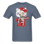 Hello Kitty - Half Skeleton - Unisex Classic T-Shirt - denim