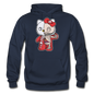 Hello Kitty - Half Skeleton - Gildan Heavy Blend Adult Hoodie - navy