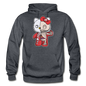 Hello Kitty - Half Skeleton - Gildan Heavy Blend Adult Hoodie - charcoal gray