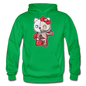 Hello Kitty - Half Skeleton - Gildan Heavy Blend Adult Hoodie - kelly green