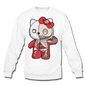 Hello Kitty - Half Skeleton - Crewneck Sweatshirt - white